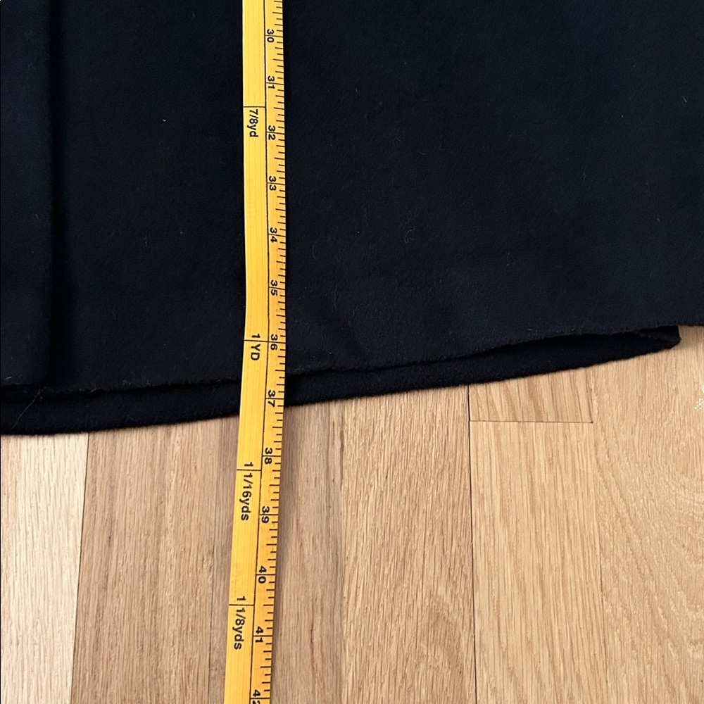 Jonathan Michael Velvet Trim Wool Nylon Black Coat Women’s Size 8 - Picture 8 of 17